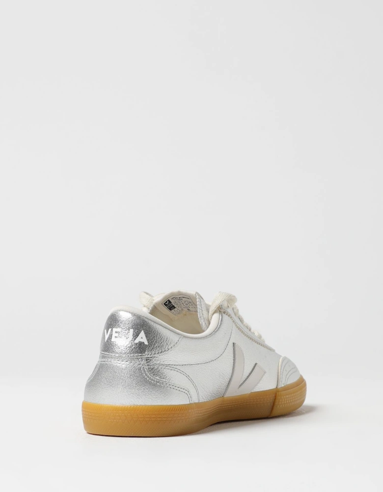 Esplar Metallic Silver Sneakers