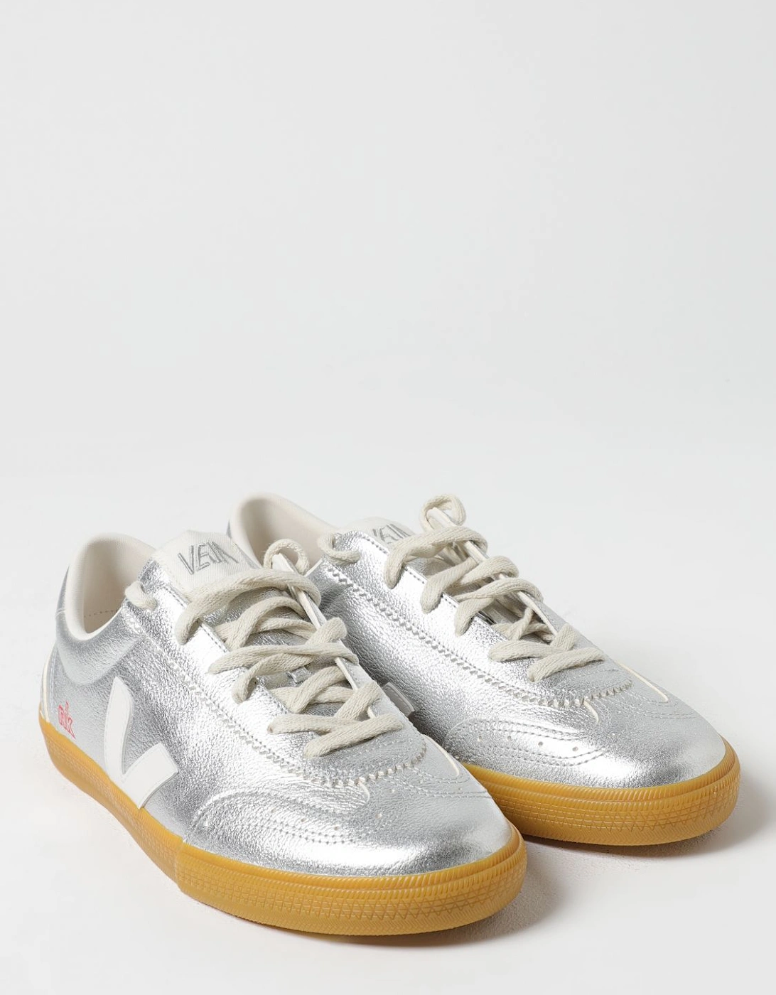Esplar Metallic Silver Sneakers