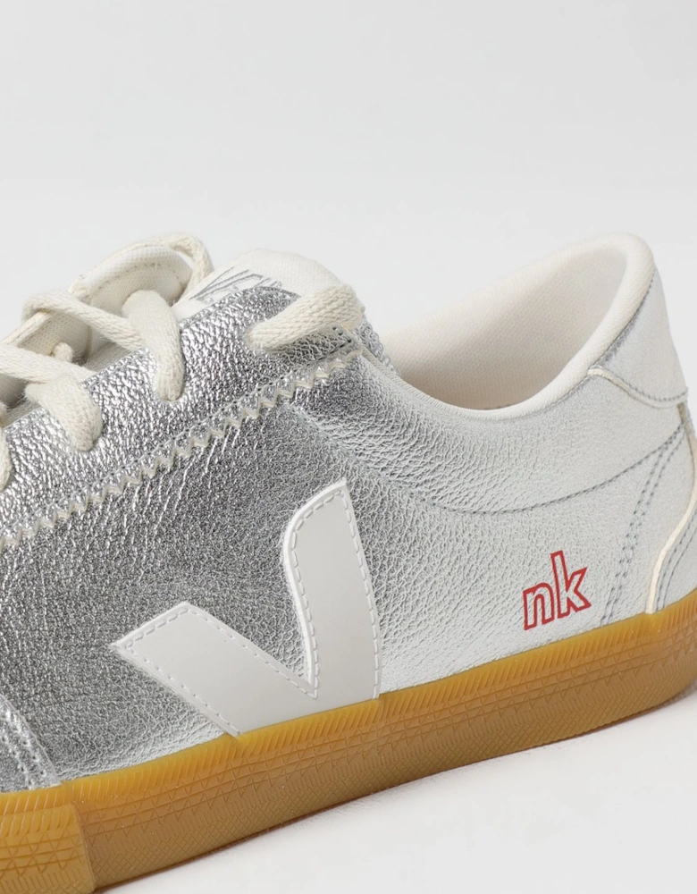 Esplar Metallic Silver Sneakers