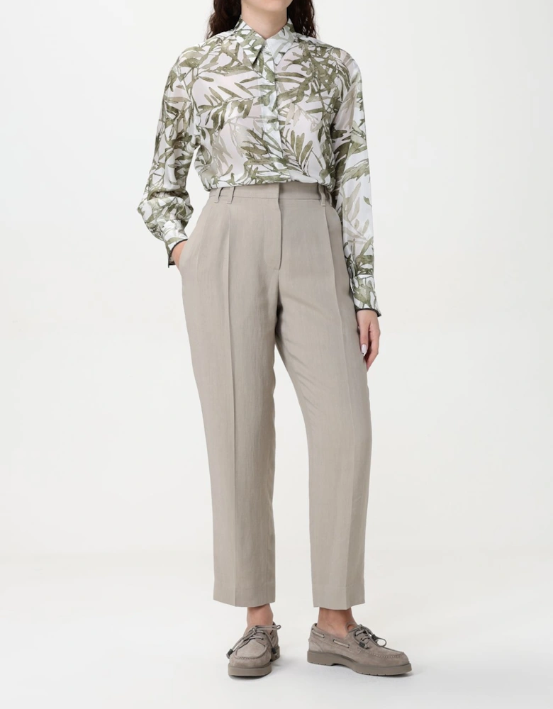 Linen Straight Leg Pants