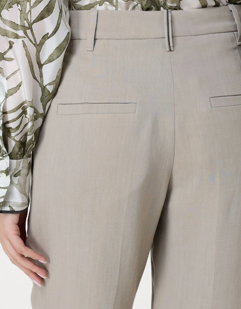 Linen Straight Leg Pants