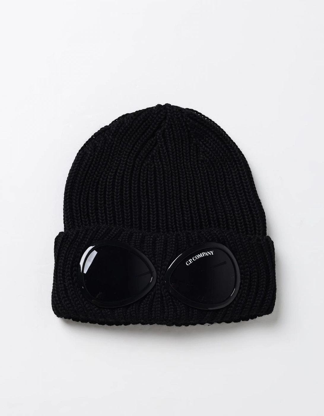 Goggle Beanie Rib Knit Winter Hat, 4 of 3