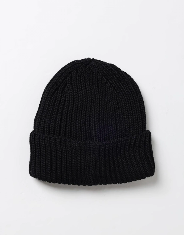 Goggle Beanie Rib Knit Winter Hat