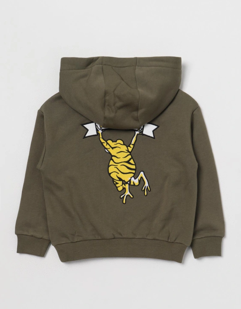 Kids Frog Appliqu Hoodie