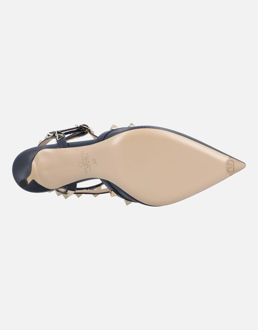 Elegant Pointed Toe Heels with Studded Ankle Straps for Formal Occasions