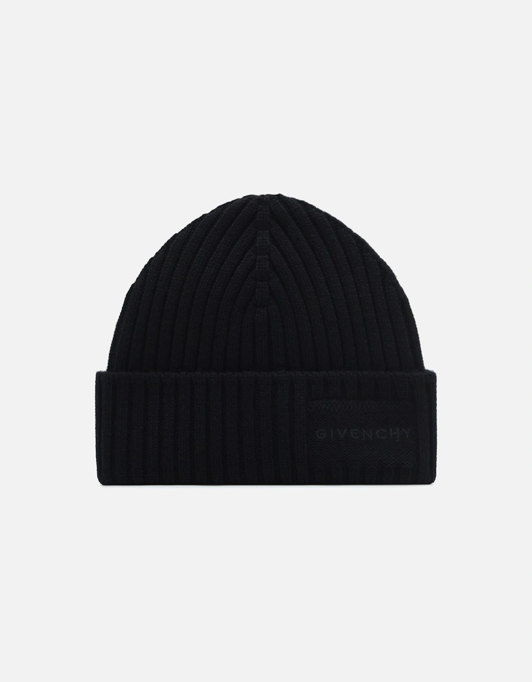 Ribbed Wool Beanie Black, 4 of 3