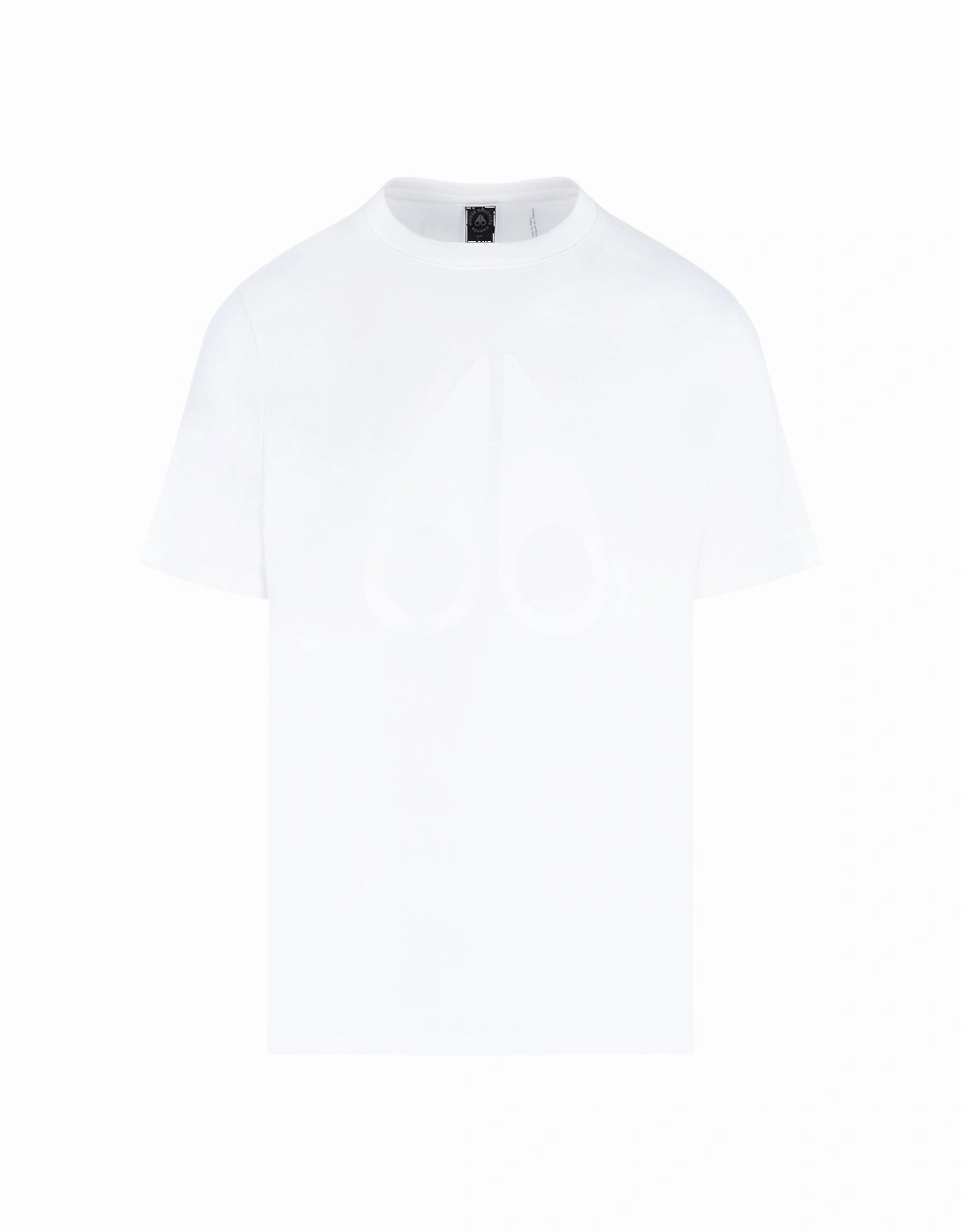 Moose Knuckles Men's Chamblee Leaf T-shirt White - Size: 44