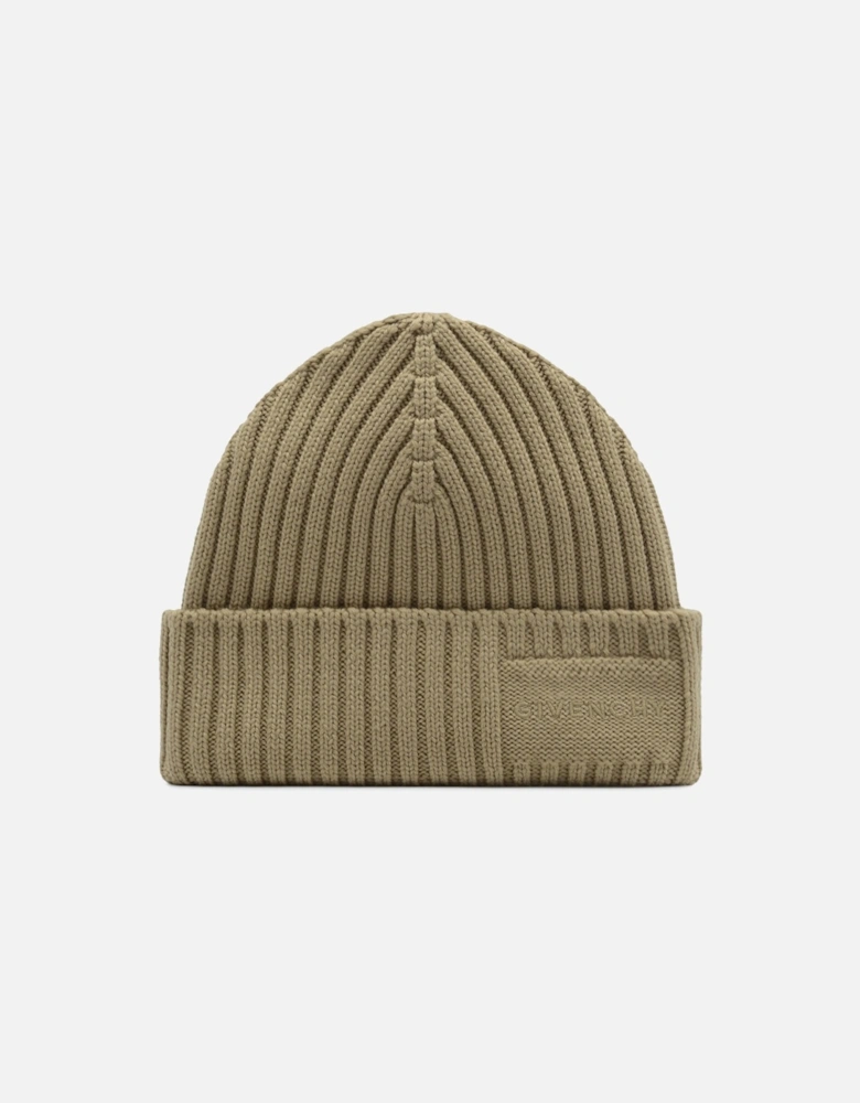 RIBBED WOOL BEANIE