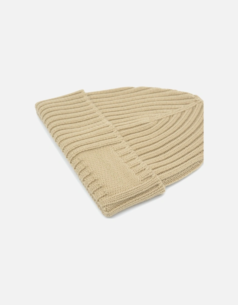 RIBBED WOOL BEANIE