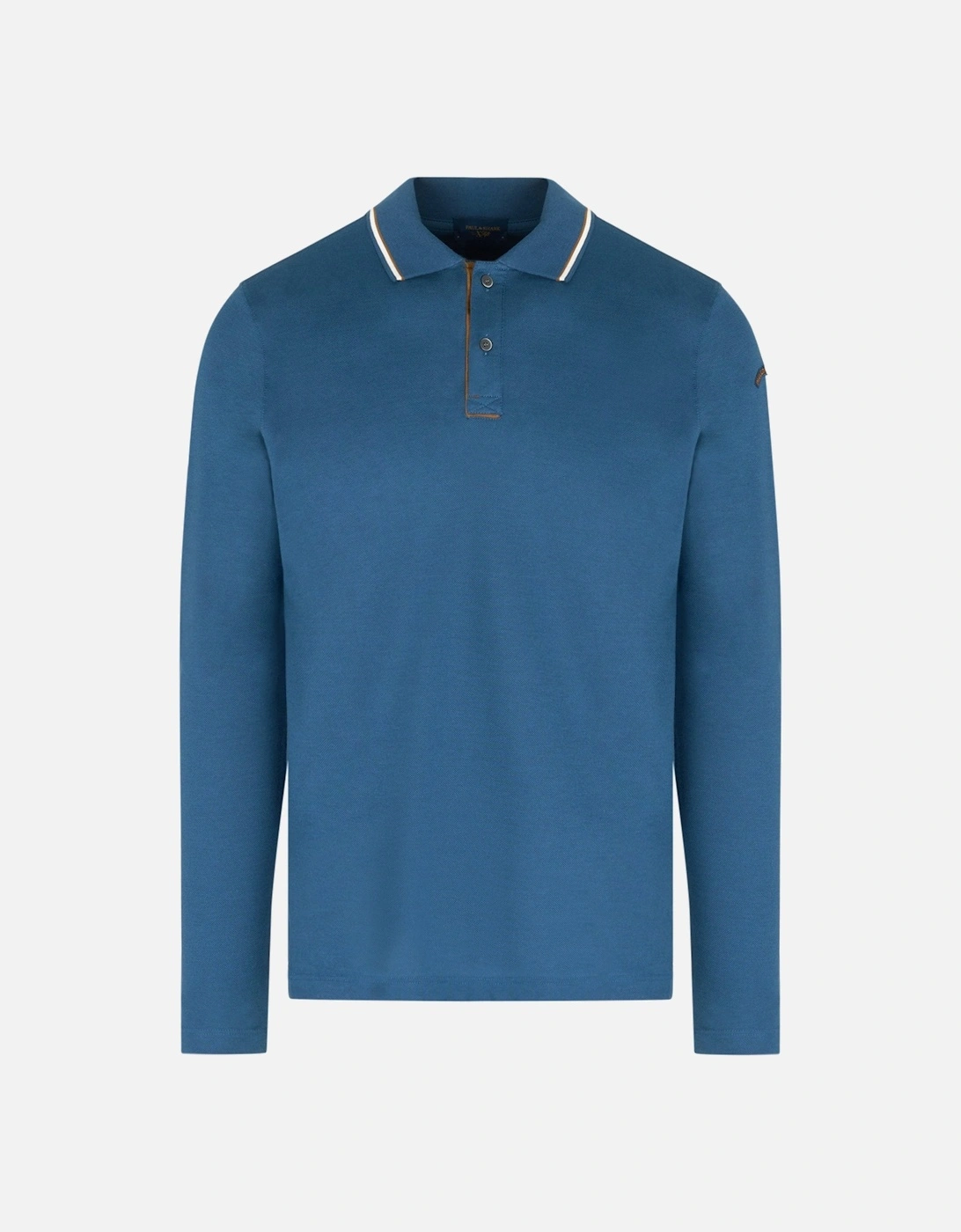 X Soft Piquet Ls Polo Blue, 6 of 5