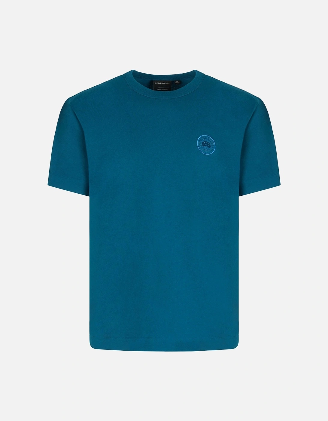 Gladstone Embroidered Disc T-shirt Blue, 5 of 4