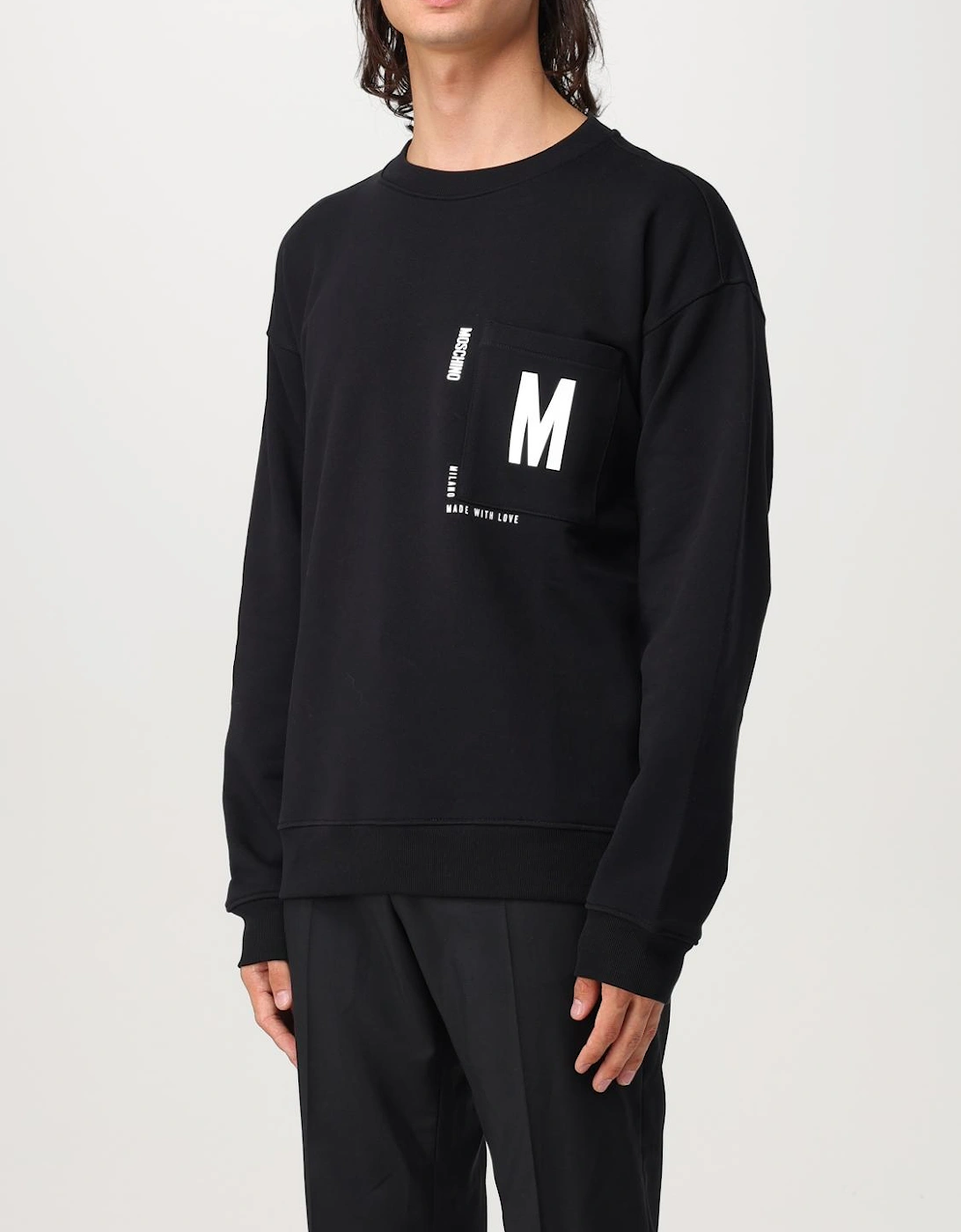 Logo Sweatshirt Pocket Detail