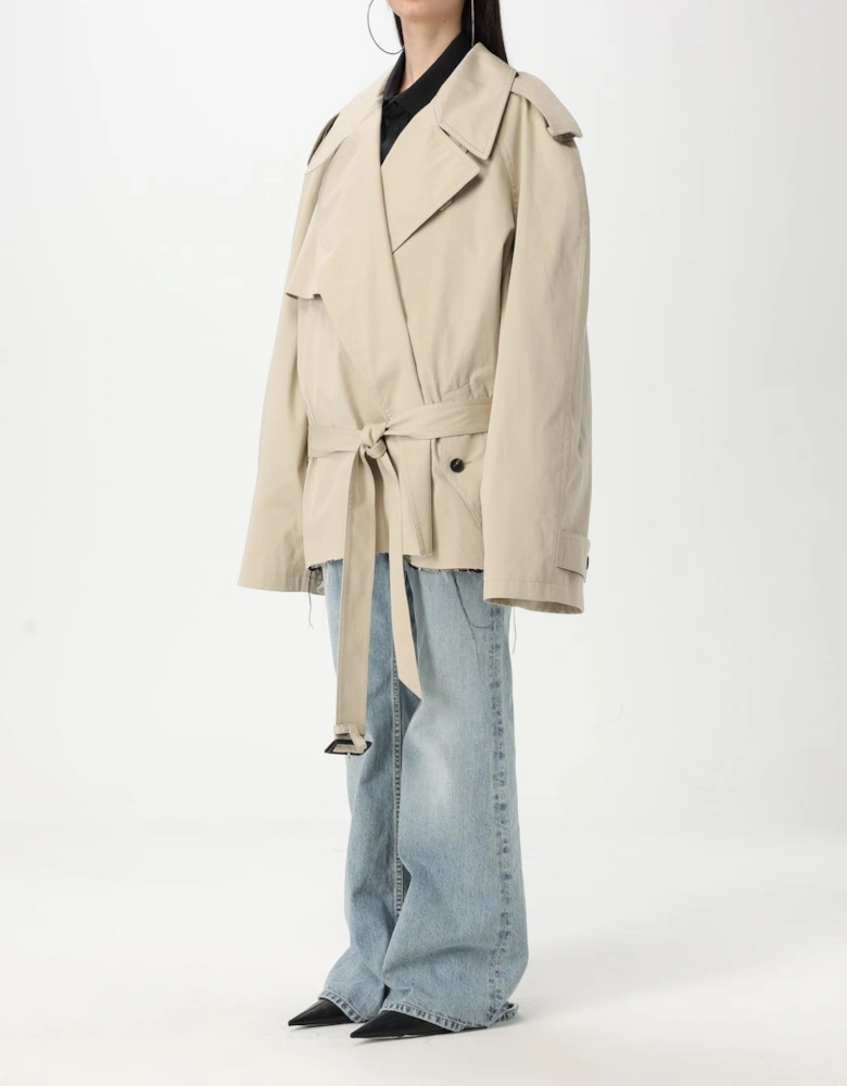 Oversized Trench Coat Relaxed Fit