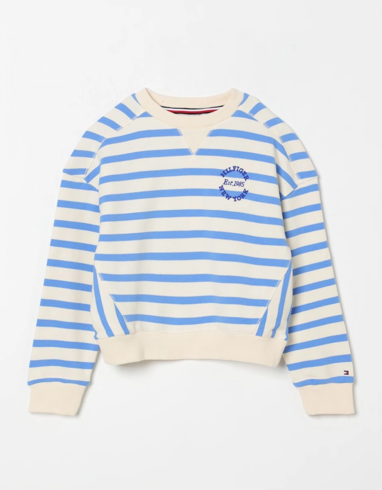 Striped Crew Neck Sweater