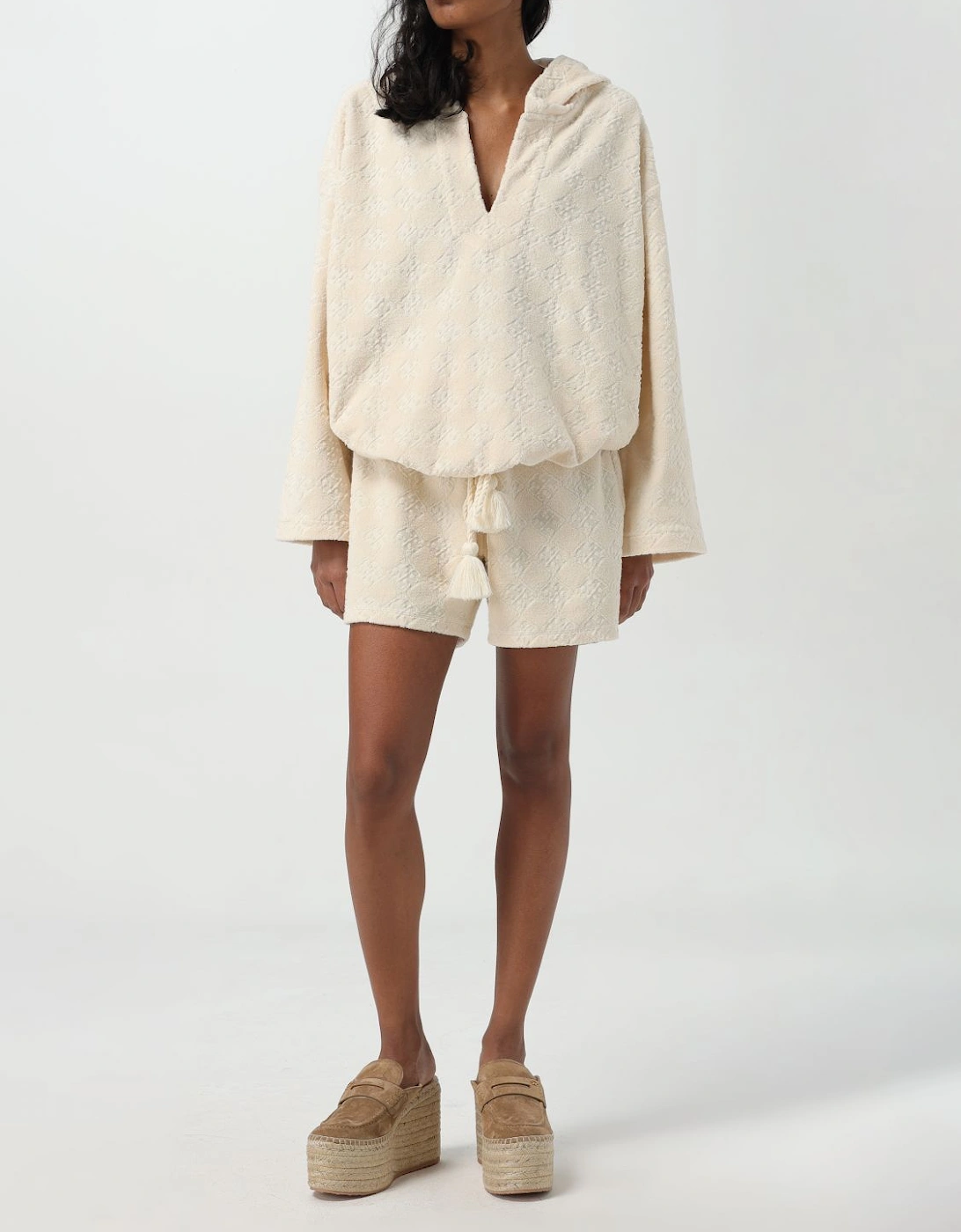Textured Shorts Casual Style