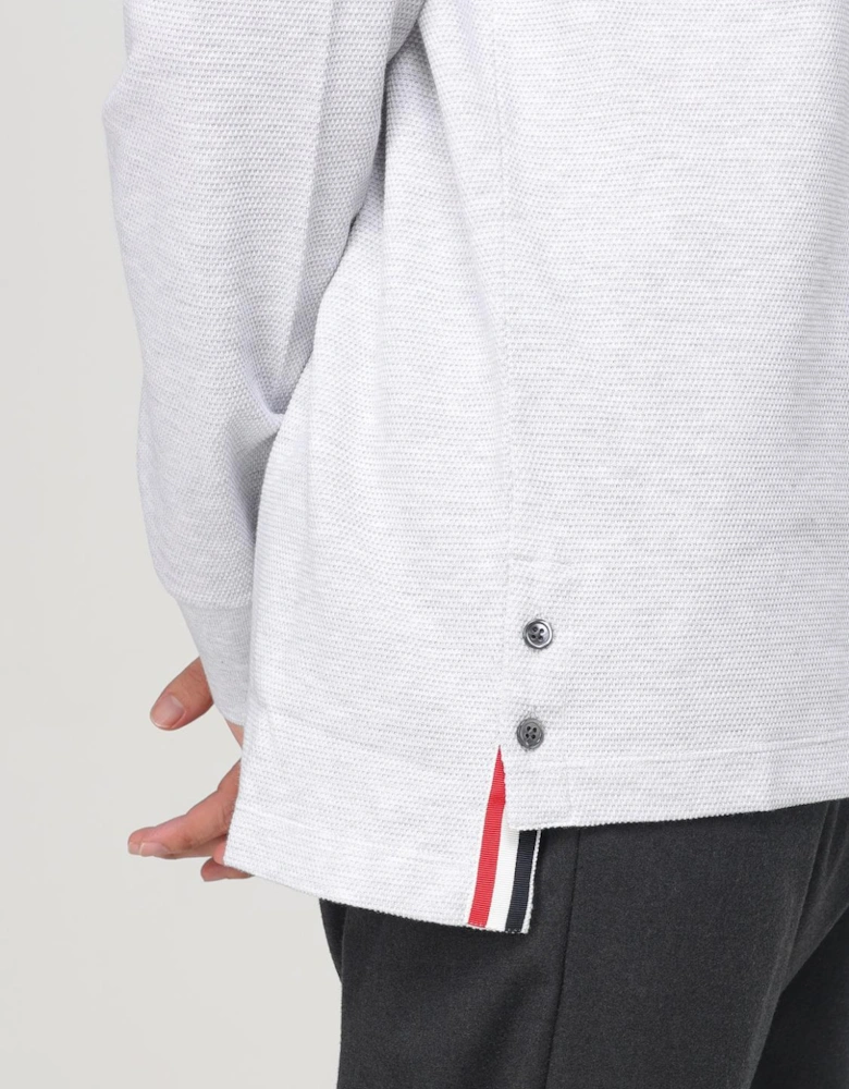 Long Sleeve Polo Shirt 4Bar Stripe Detail