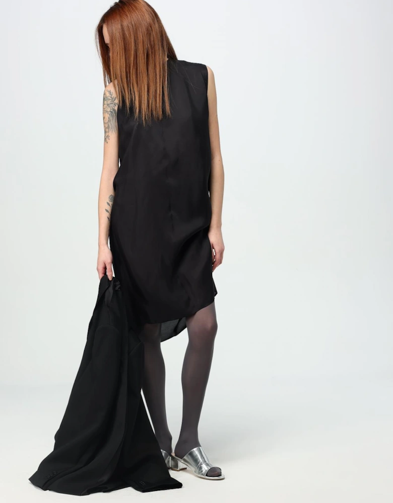 Silk Midi Dress Relaxed Fit