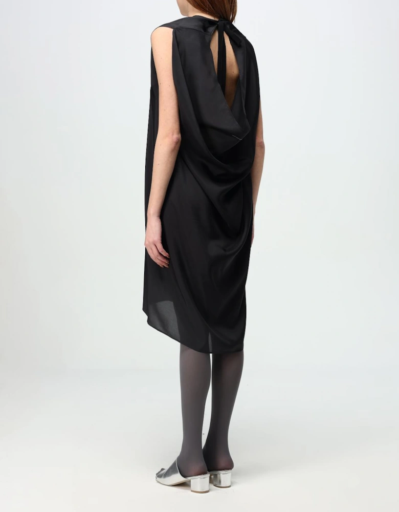 Silk Midi Dress Relaxed Fit