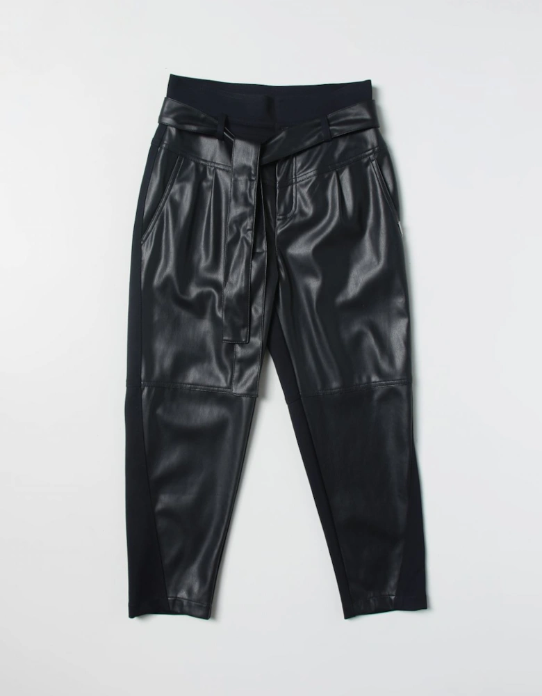 Faux Leather Trousers