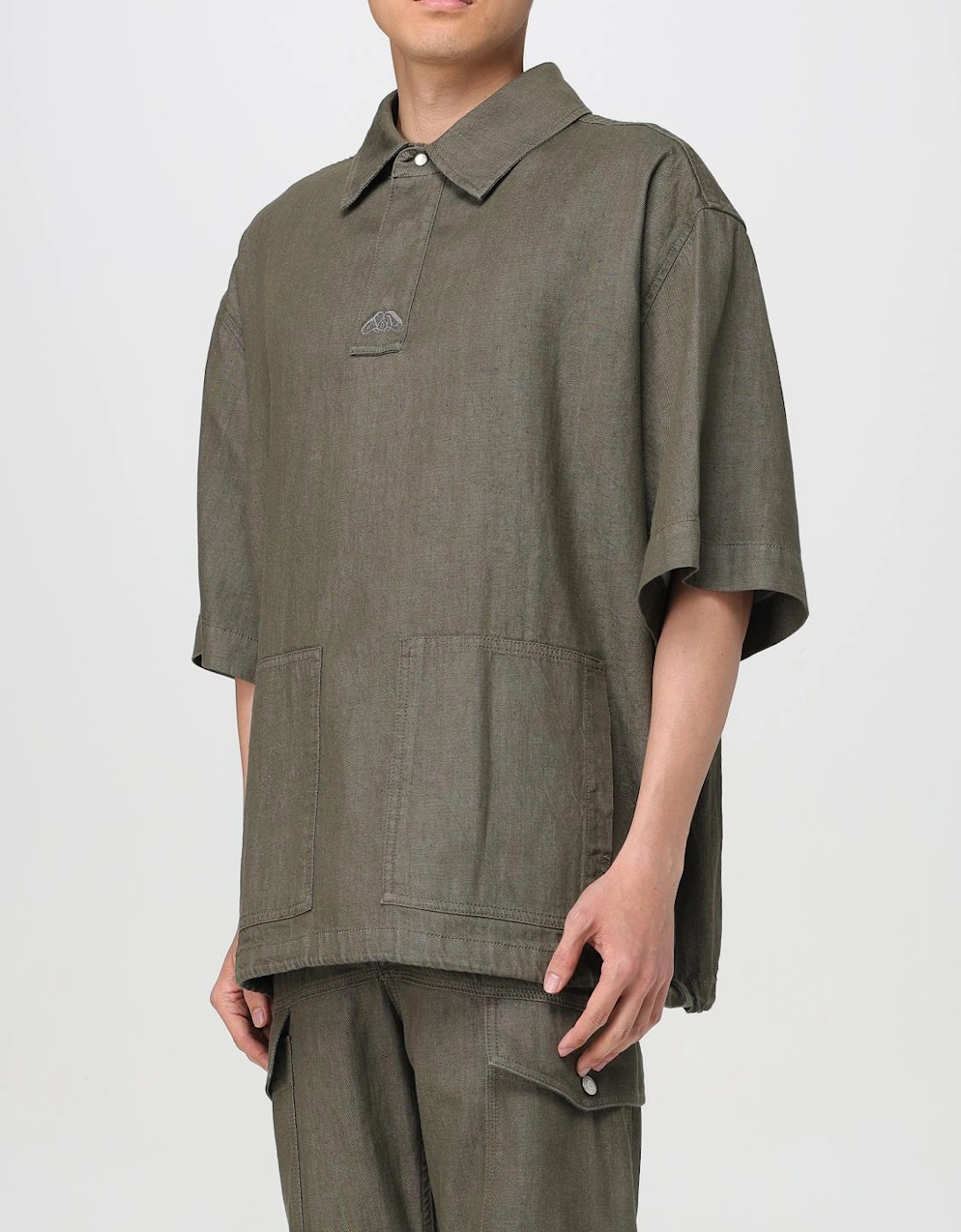 Linen Shirt Relaxed Fit Short Sleeves