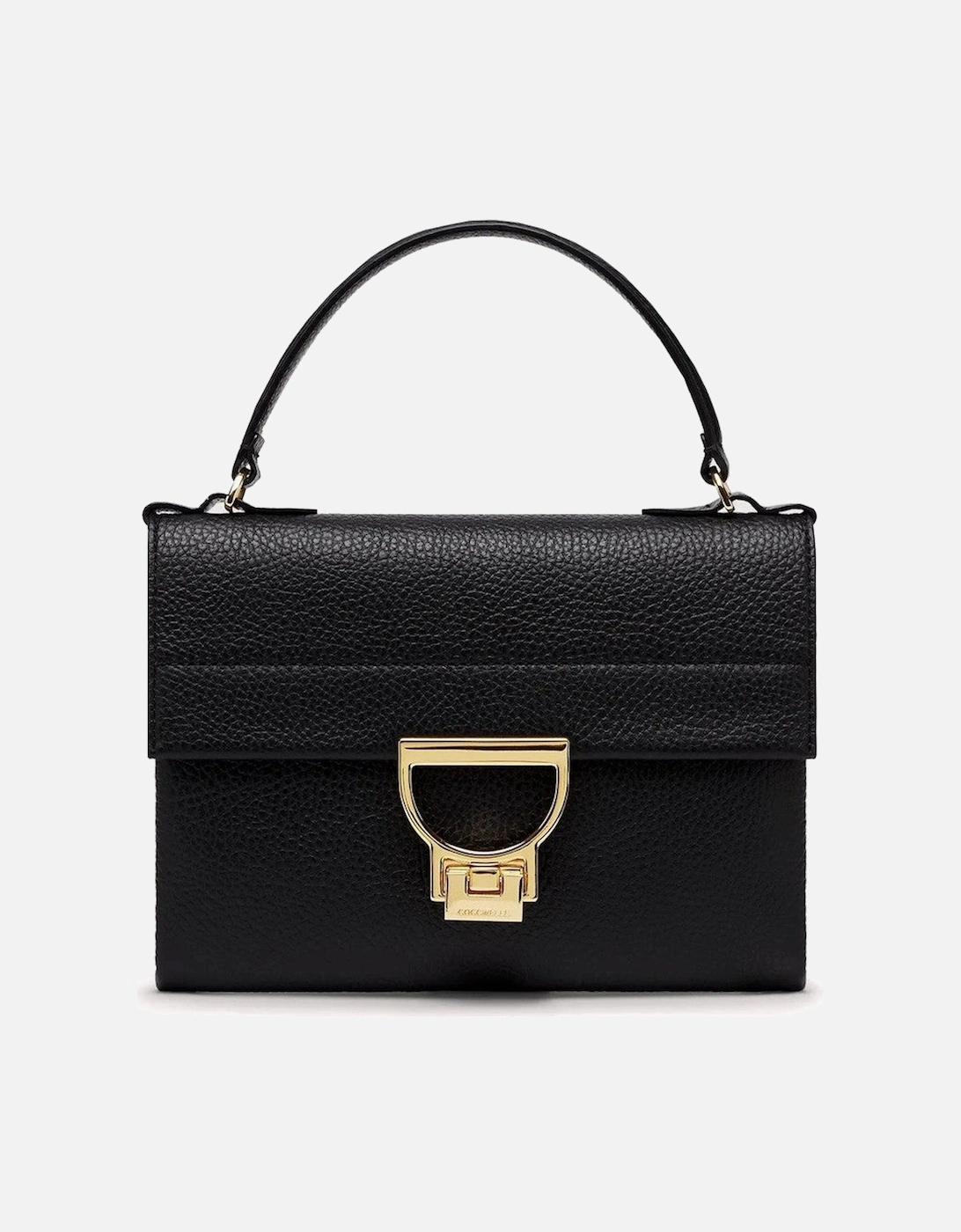 Leather Handbag with Adjustable Strap and Metallic Fastening, 4 of 3