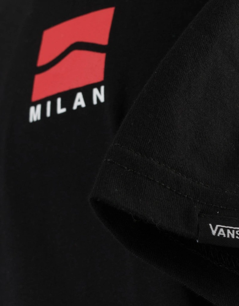 Cotton T-shirt with Visible Logo and Short Sleeves