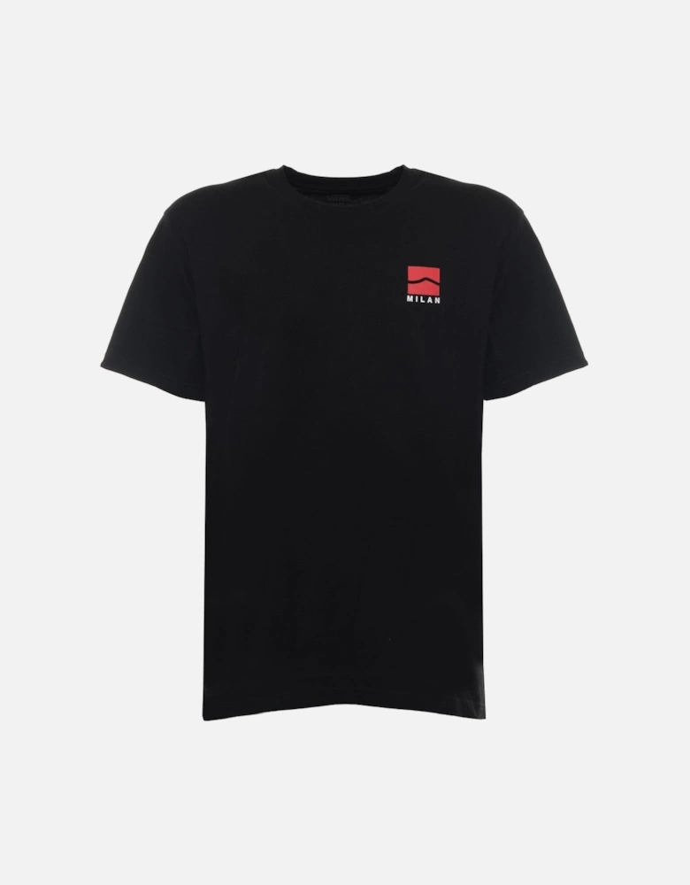 Cotton T-shirt with Visible Logo and Short Sleeves