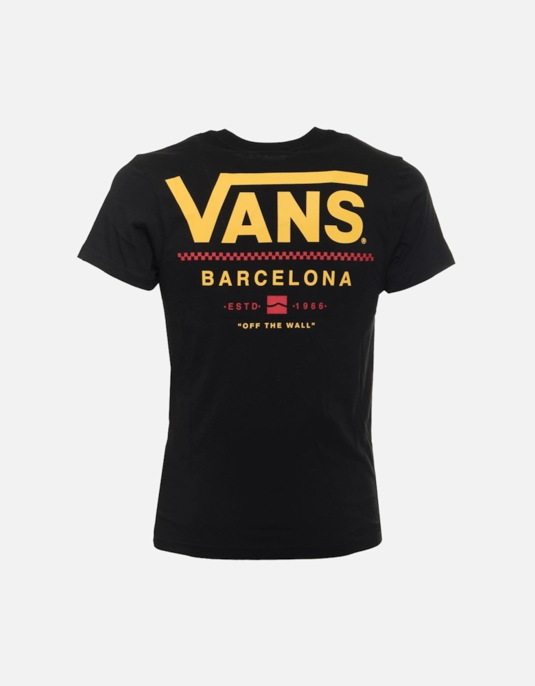 Cotton T-Shirt with Visible Logo and Short Sleeves