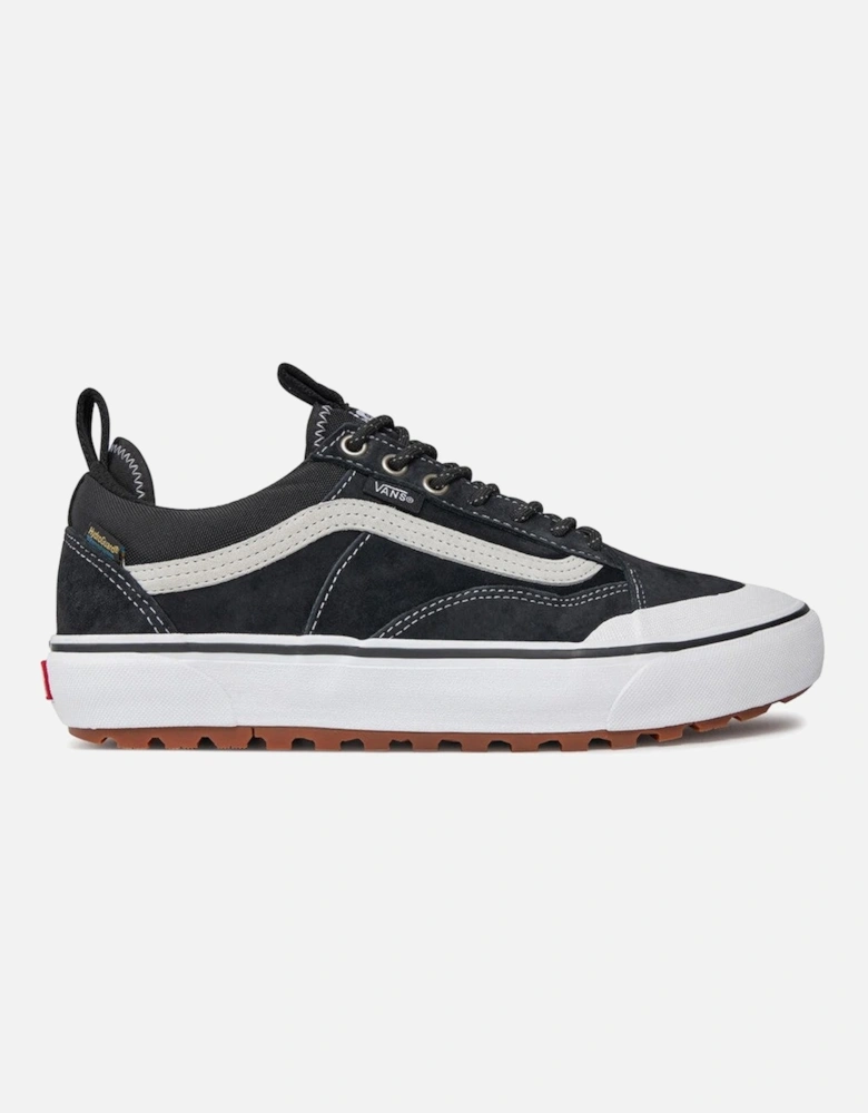 LeatherandRubberRoundToeSneakers