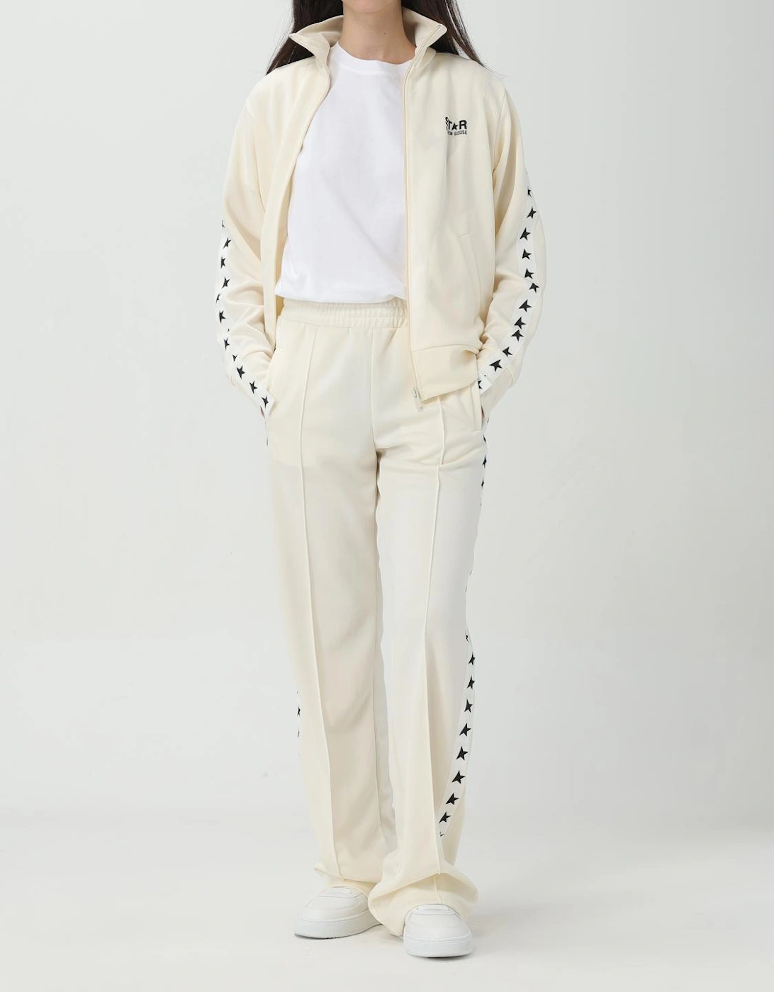 Stylish Comfortable Trousers with Star Accents Apparel