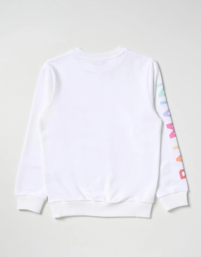 Rainbow Sleeve Knit Sweater