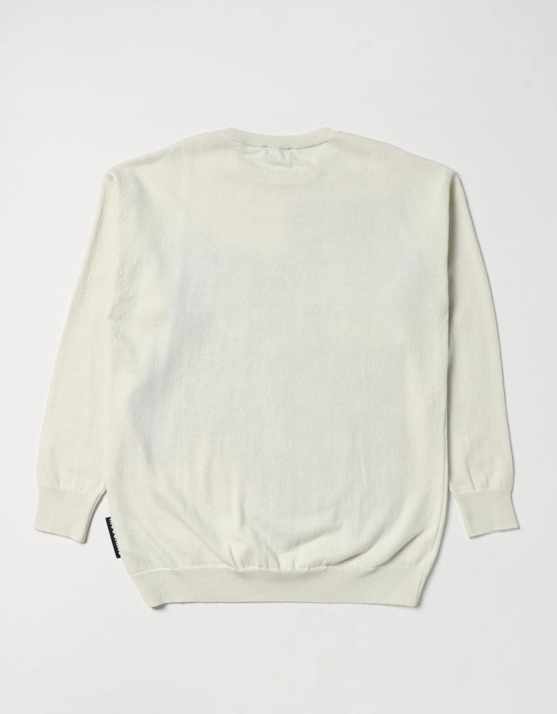 Teddy Bear Appliqu Knit Sweater