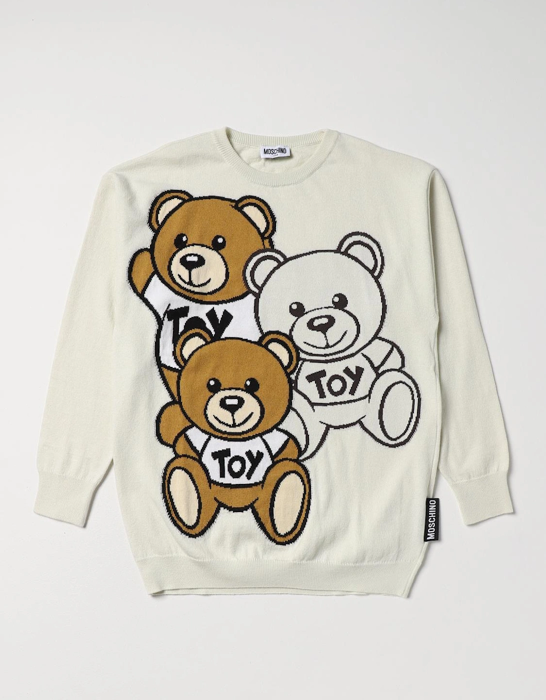 Teddy Bear Appliqu Knit Sweater, 4 of 3