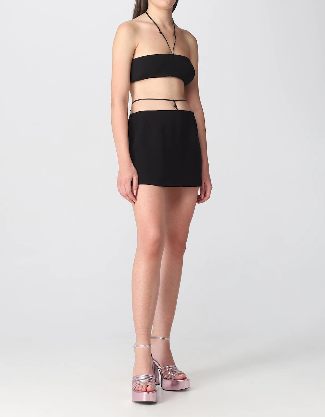 Halter Neck Mini Dress Set