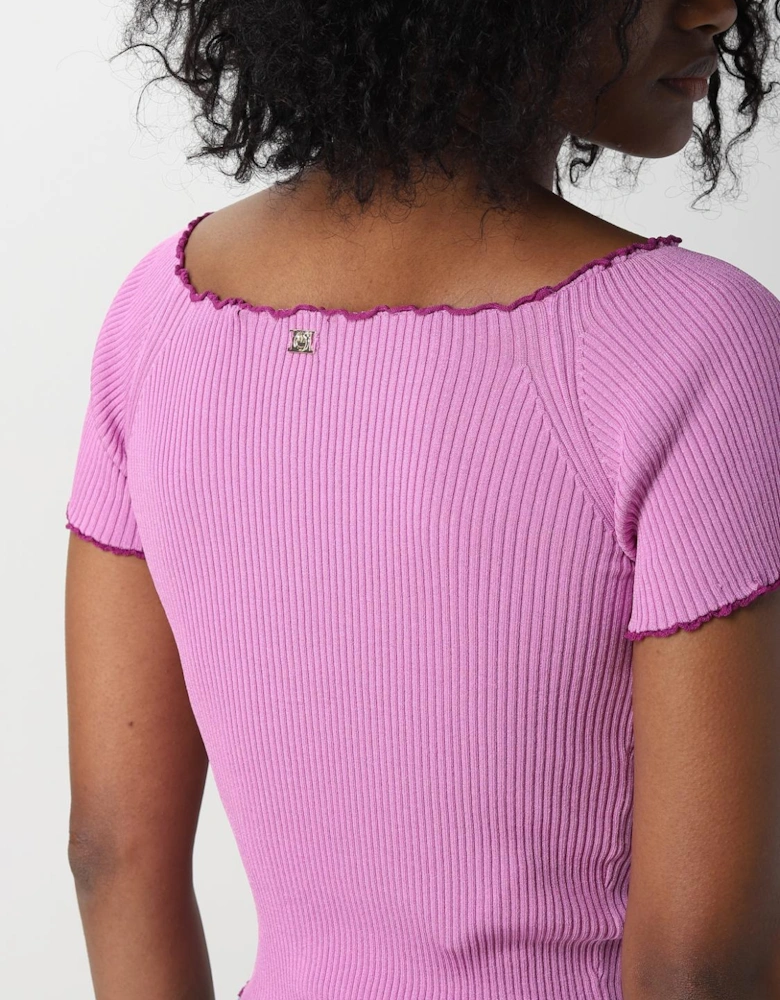 Ribbed Knit Crop Top