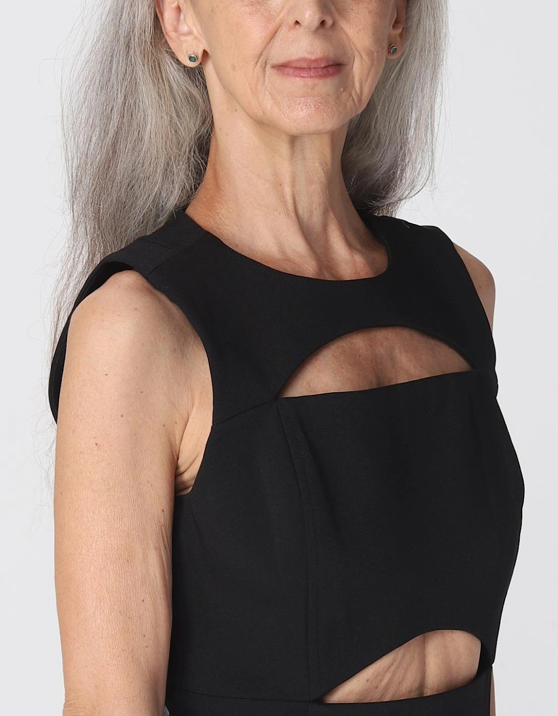 Cutout Detail Mini Dress