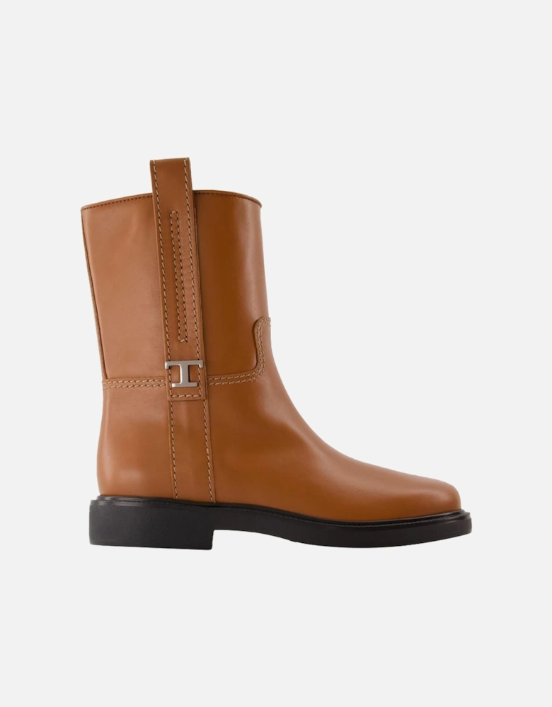Leather Ankle Boots