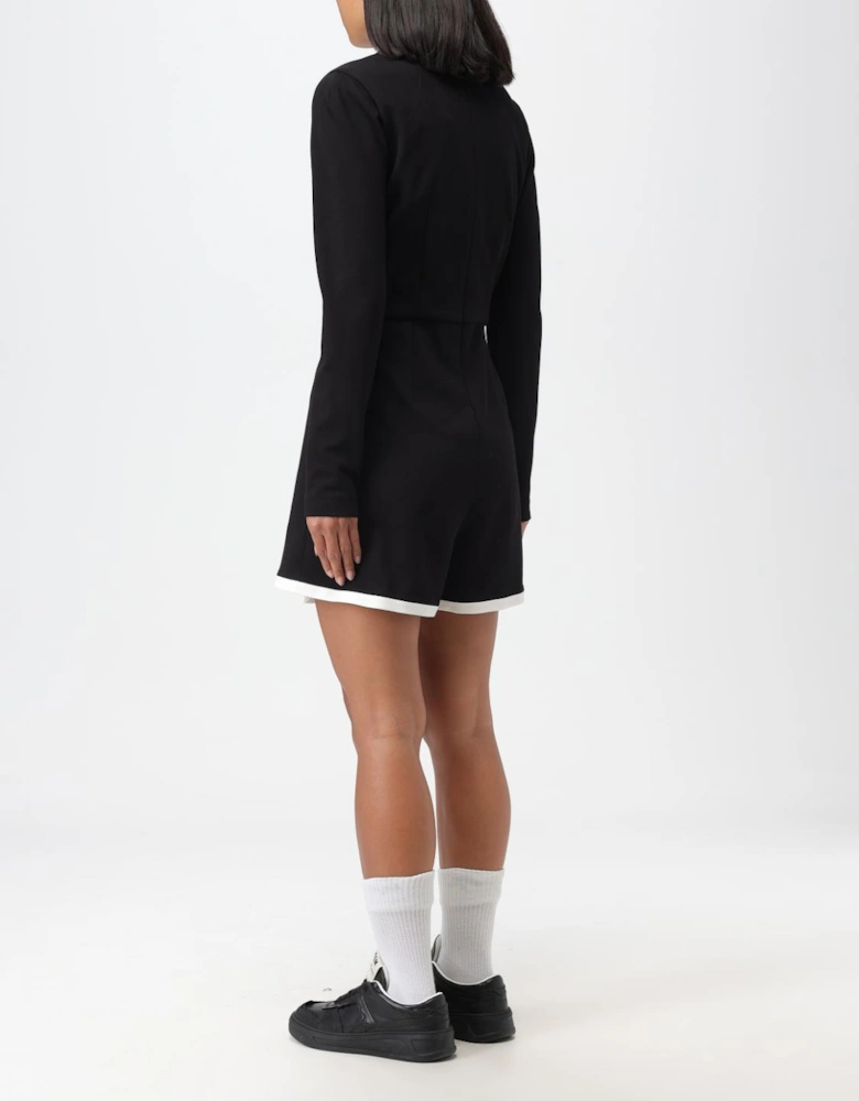 Mini Dress with Contrast Trim