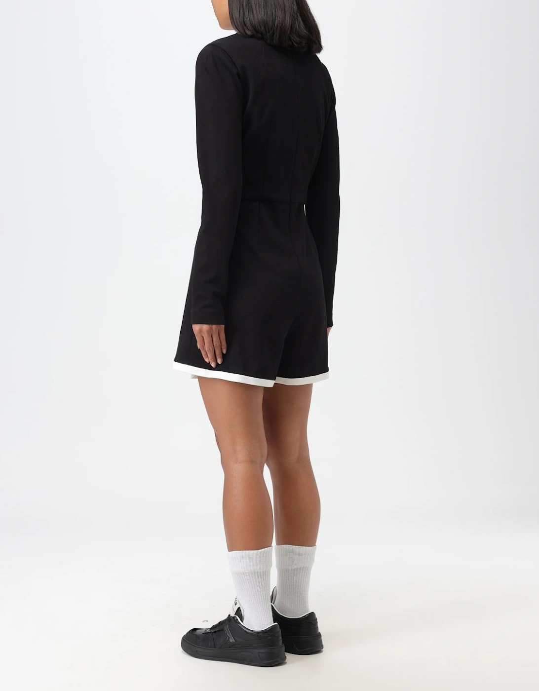 Mini Dress with Contrast Trim