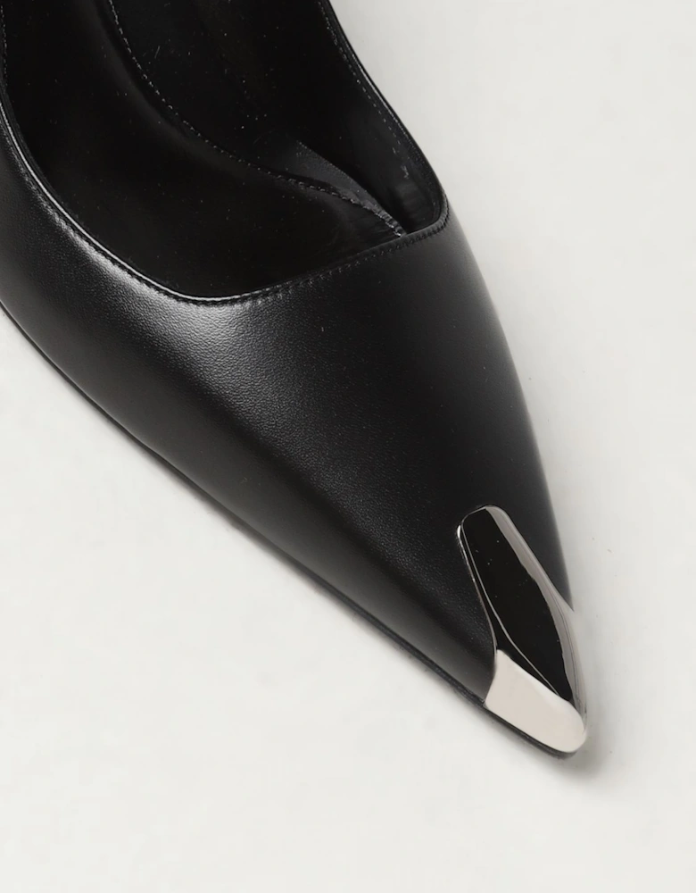 Metal Tip Kitten Heel Pumps