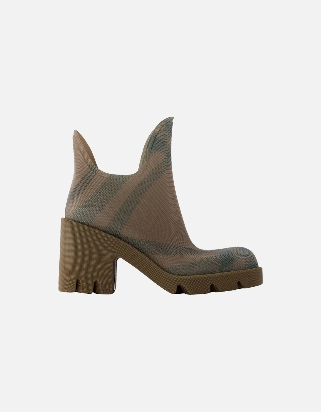 Check Print Ankle Boots, 4 of 3