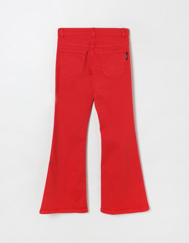 Flare Jeans Button Detail