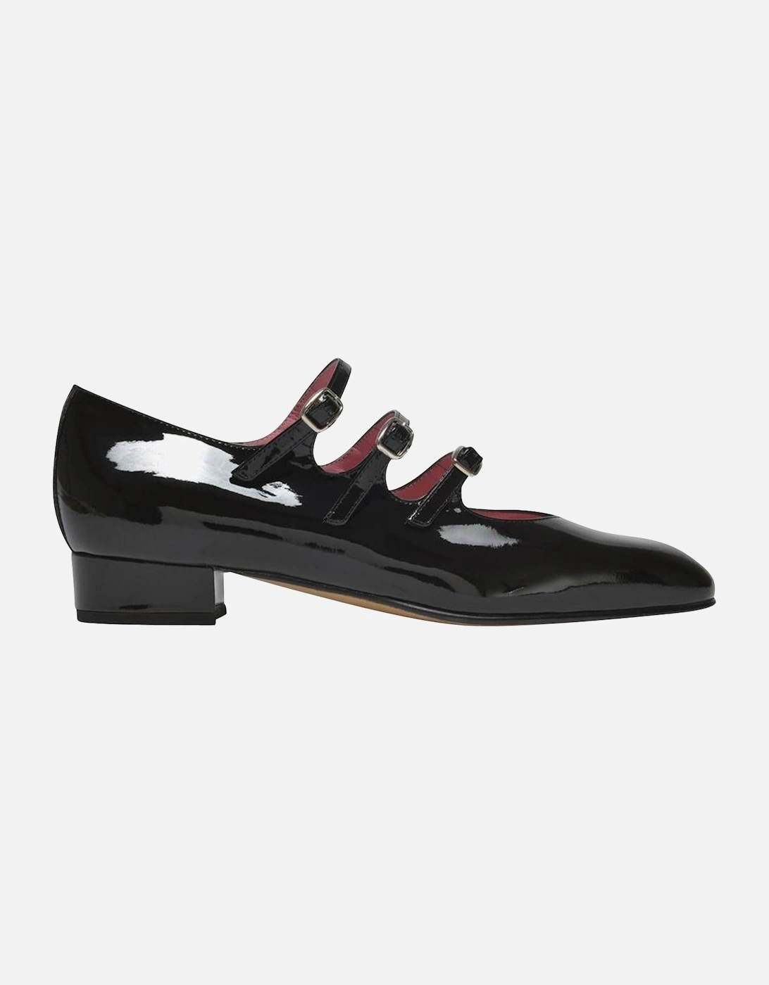 Pointed Toe Triple Strap Mary Jane Shoes, 9 of 8