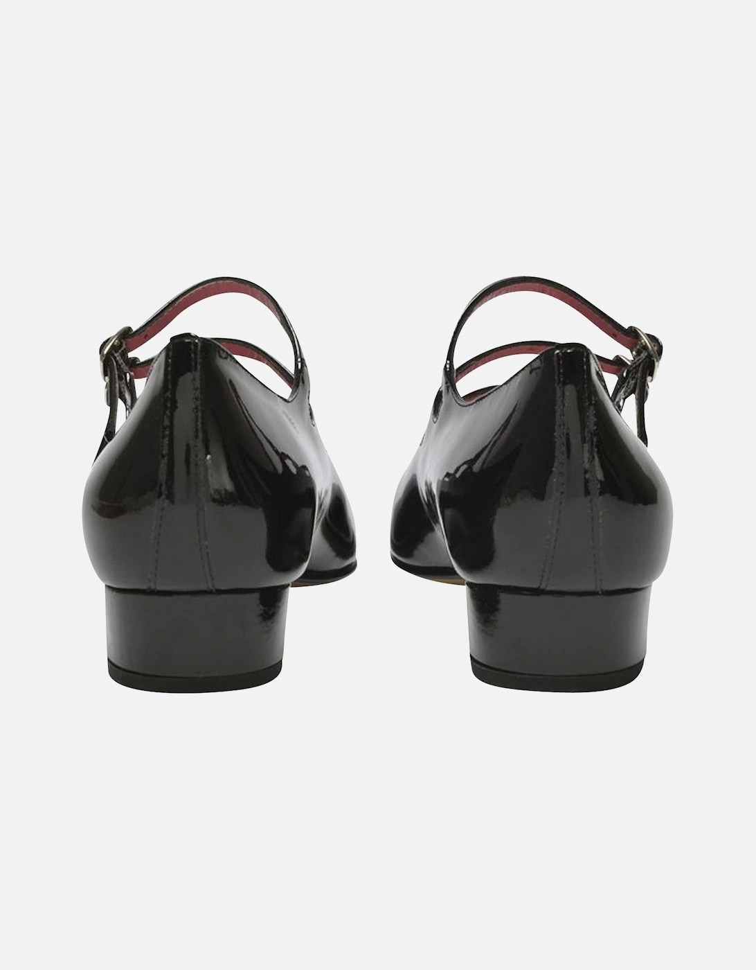 Pointed Toe Triple Strap Mary Jane Shoes