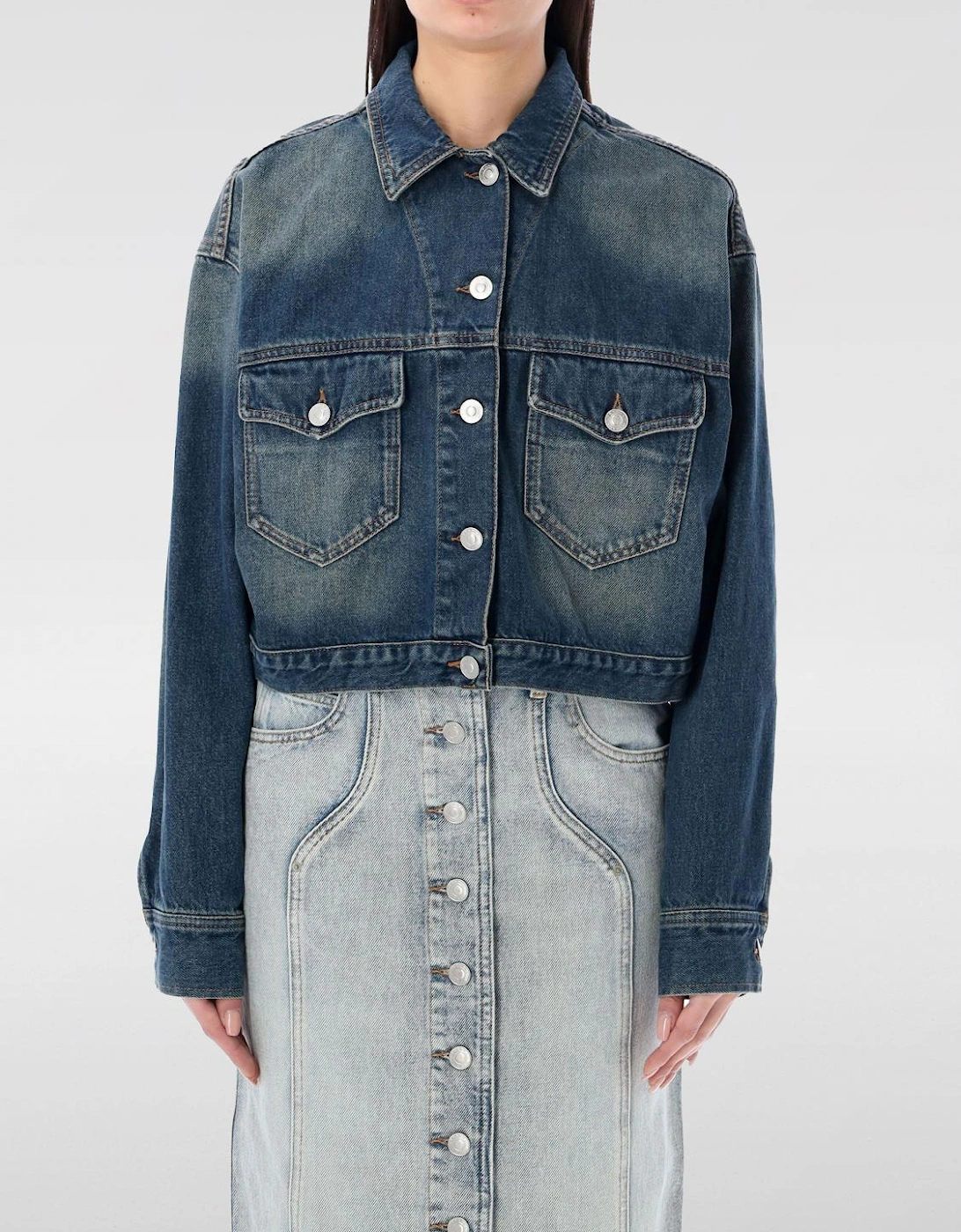 Cropped Denim Jacket, 4 of 3