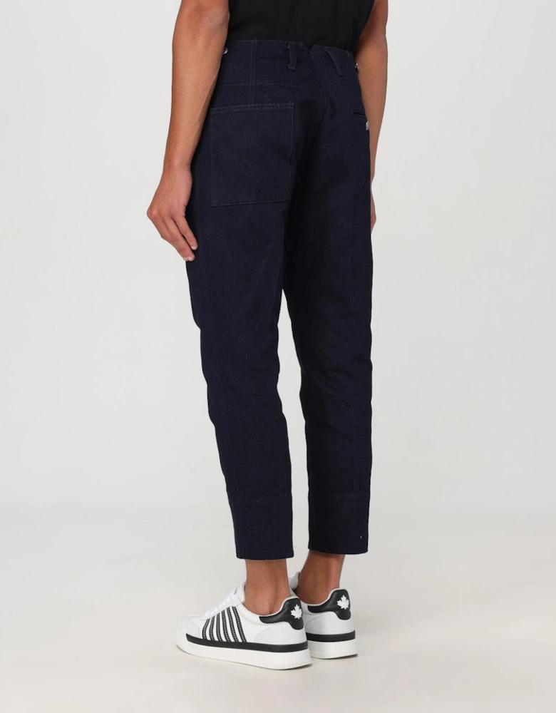 Cool Guy Jeans Cropped Pleated