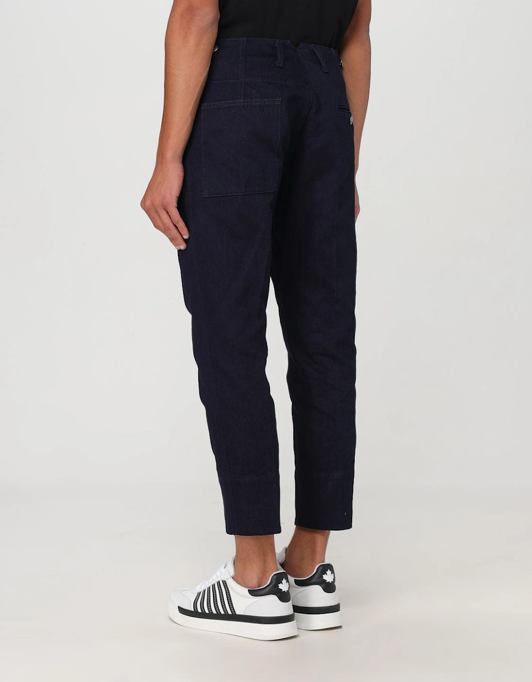 Cool Guy Jeans Cropped Pleated