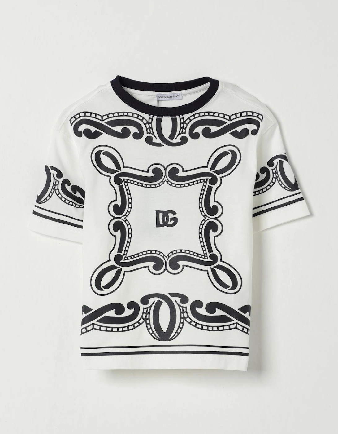 Baroque Print Short Sleeve Tee, 4 of 3
