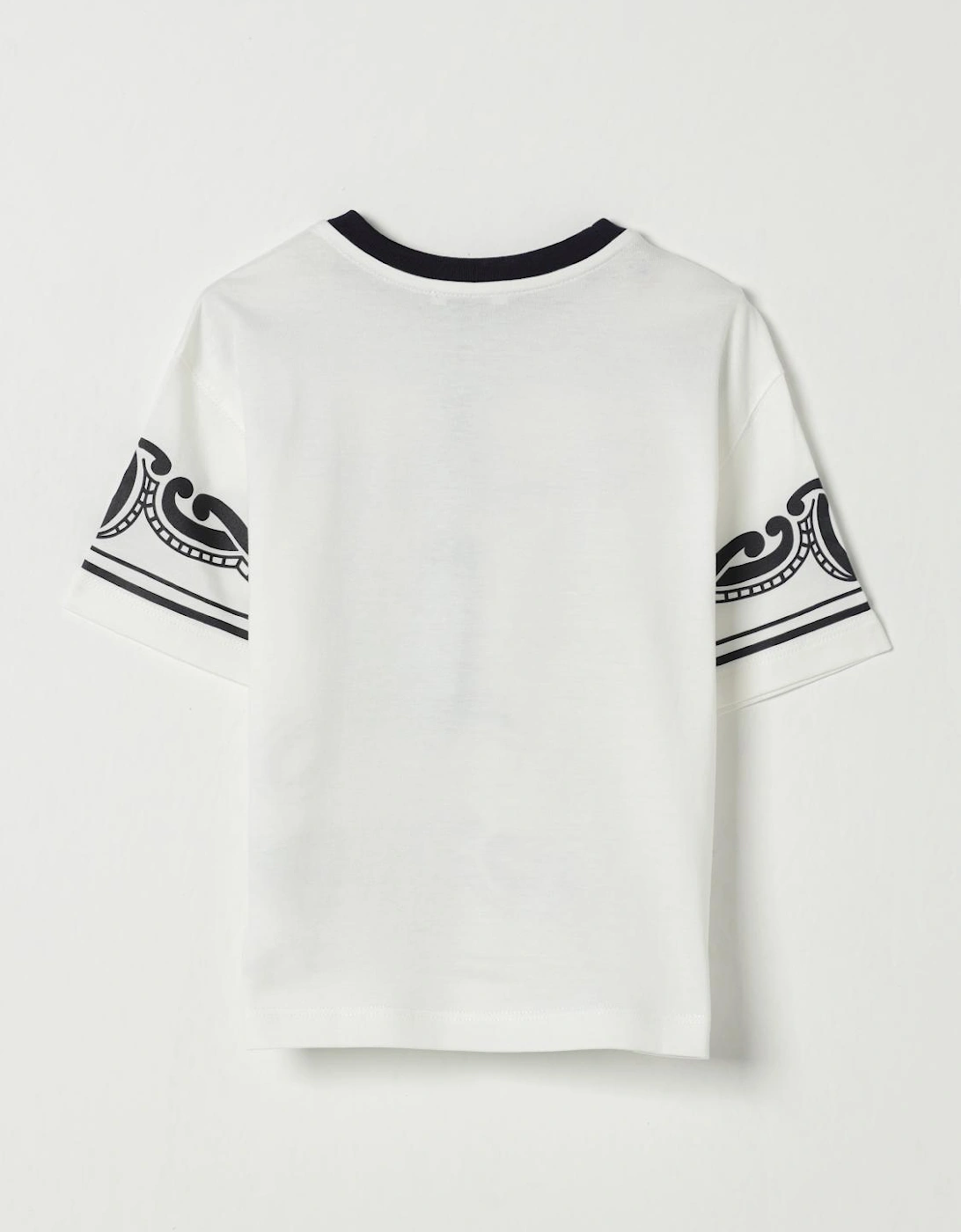 Baroque Print Short Sleeve Tee