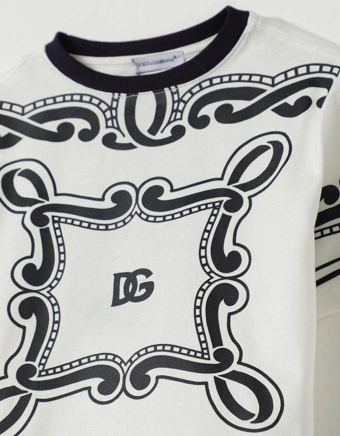 Baroque Print Short Sleeve Tee